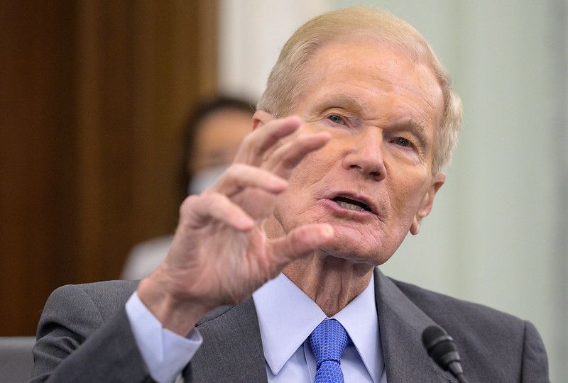 Former Senator Bill Nelson spoke in front of his old committee on April 21, 2021, during his confirmation hearing.