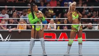 Bianca Belair and Jade Cargill on Raw