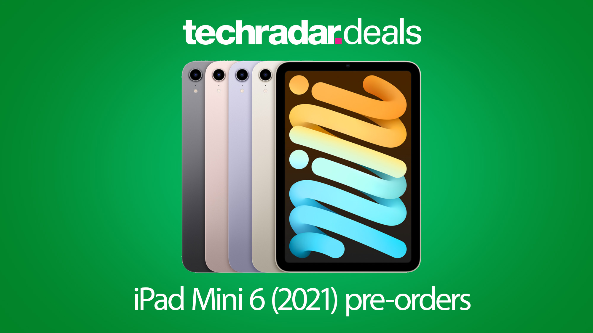 iPad mini 6 pre-orders listing image