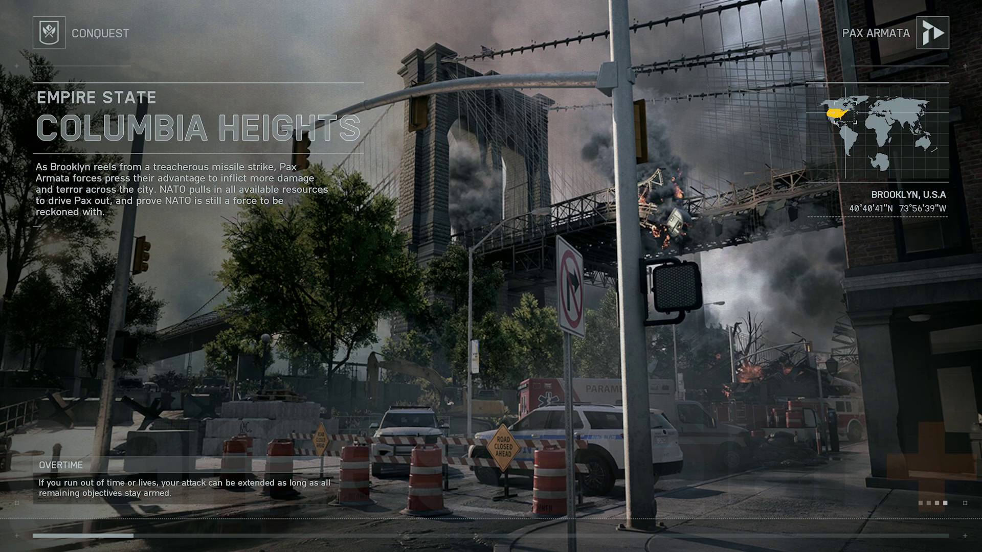 Battlefield 6 Empire State columbia heights conquest map