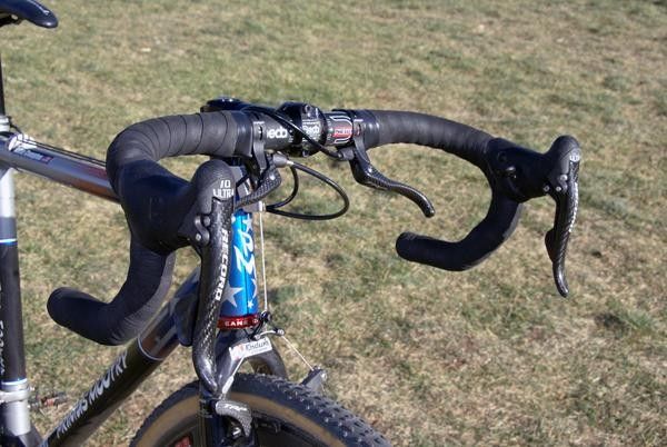 Campagnolo doesn't officially endorse its components for 'cross use, so Compton buys the bits herself.