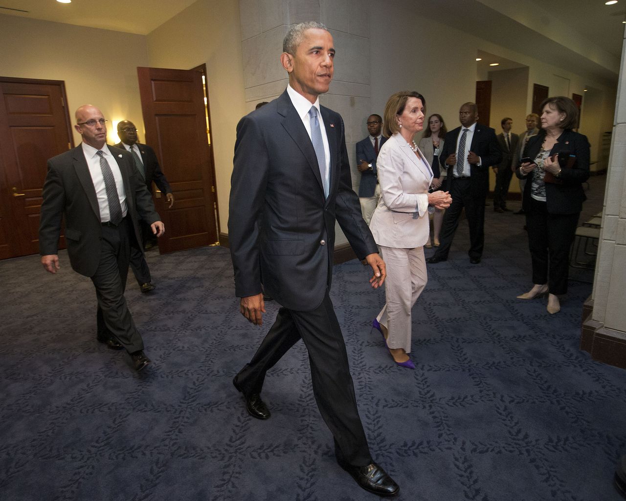 Obama and Pelosi