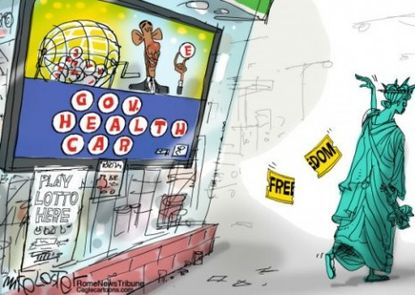 Freedom lost in the health care lotto