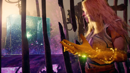 Laufey talks to the cube