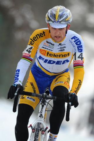 Bart Wellens (Telenet-Fidea Cycling Team) on his way to third place