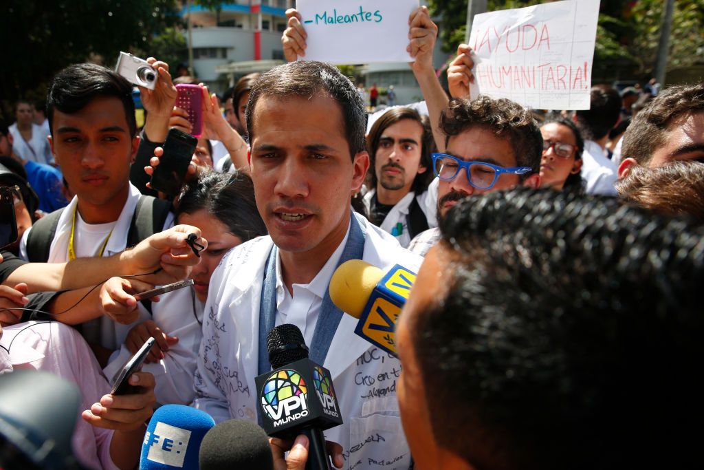 Venezuelan opposition leader Juan Guaido