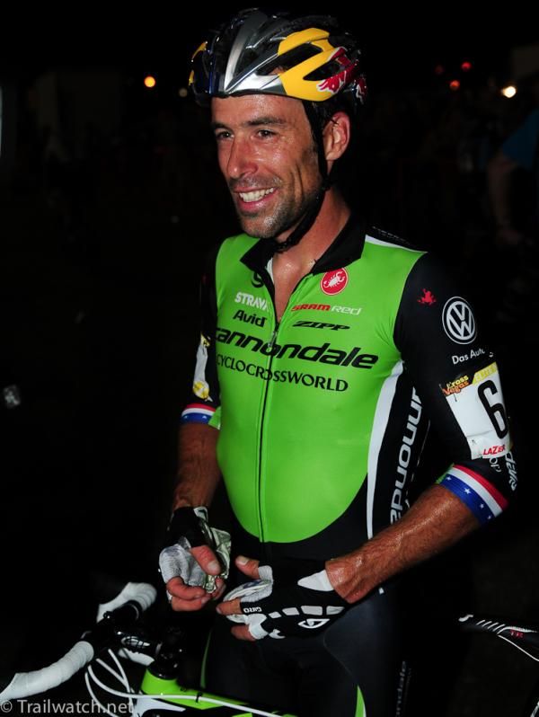 Tim Johnson (Cannondale-Cyclocrossworld) seemed to be happy with his performance tonight