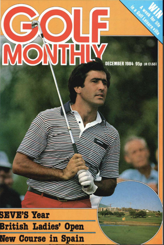An old Golf Monthly front cover featuring Seve Ballesteros