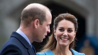 Kate Middleton jokes about buying William a Spiderman suit EDINBURGH, SCOTLAND - MAY 27: Prince William, Duke of Cambridge and Catherine, Duchess of Cambridge attend a Beating of the Retreat at the Palace of Holyroodhouse on May 27, 2021 in Edinburgh, Scotland. (Photo by Jane Barlow-WPA Pool/Getty Images)