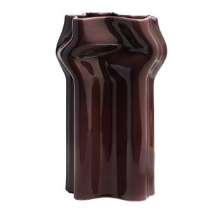 Gonfiato Brown Vase