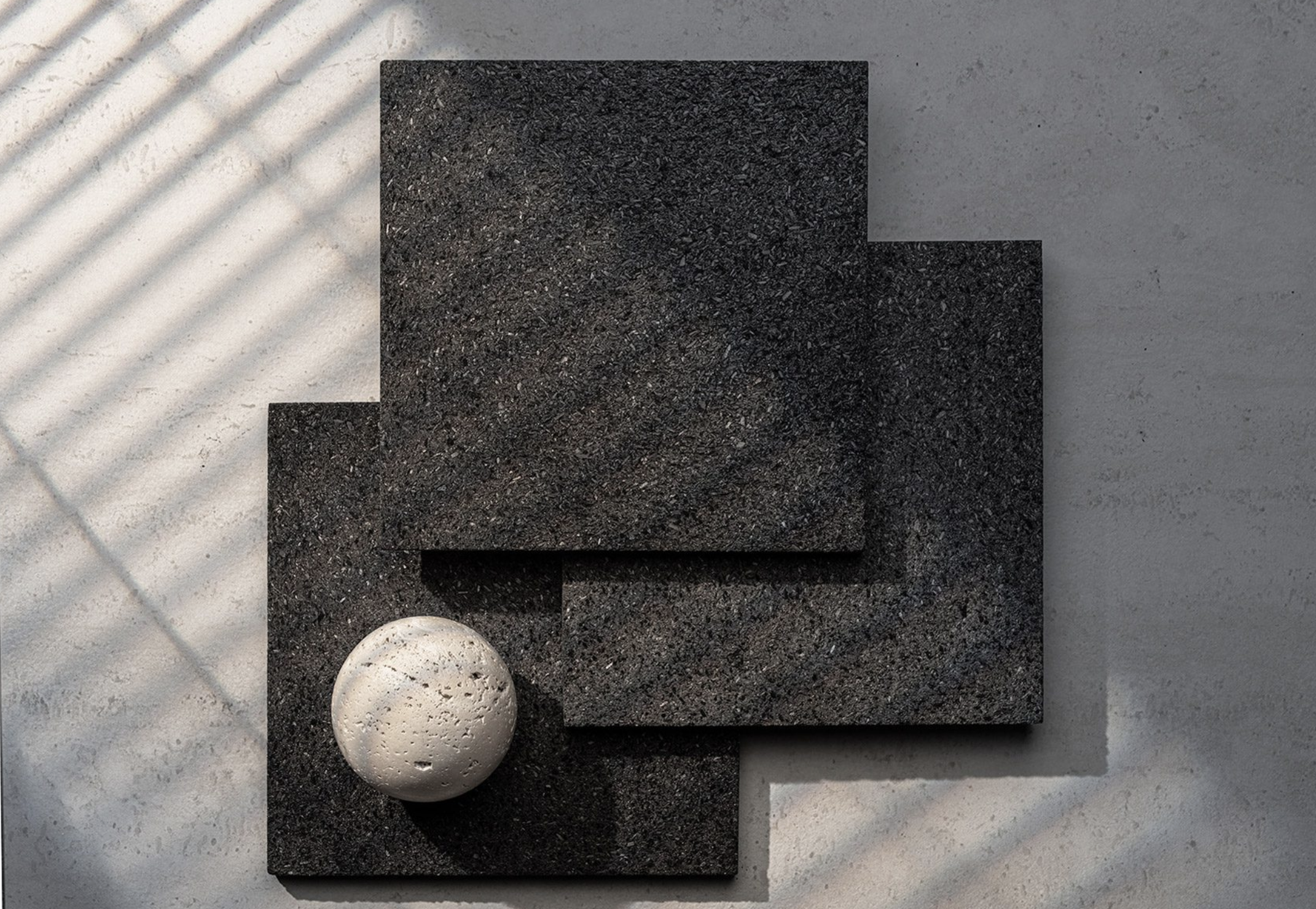 Elementic carbon tile made from lignin