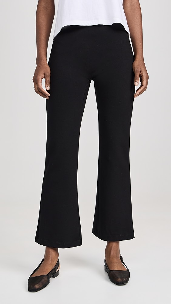 Rio High Waist Flare Pants - Black