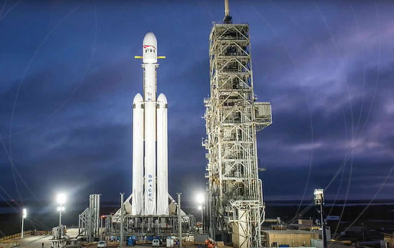 The Falcon Heavy.