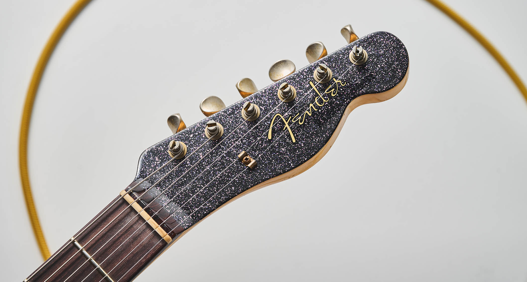Fender Custom Shop Limited CuNiFe Telecaster Custom Journeyman Relic Pink And Purple Stardust