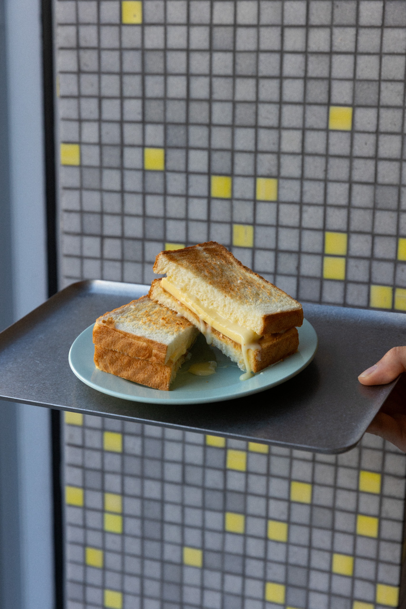 Condensed milk PB Milk Toast