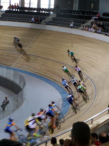 The crowds got to see a lot of high speed action on the boards