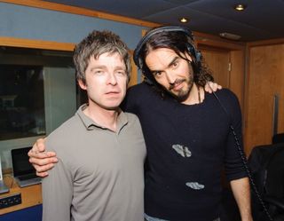 Russell Brand with his pal Noel Gallagher