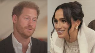 Prince Harry in Inside Edition interview and Meghan Markle on With Love, Meghan.