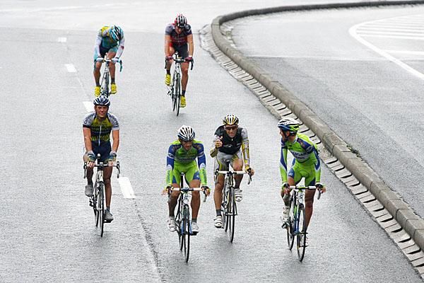 The field rolled home in dribs and drabs after the big crash.