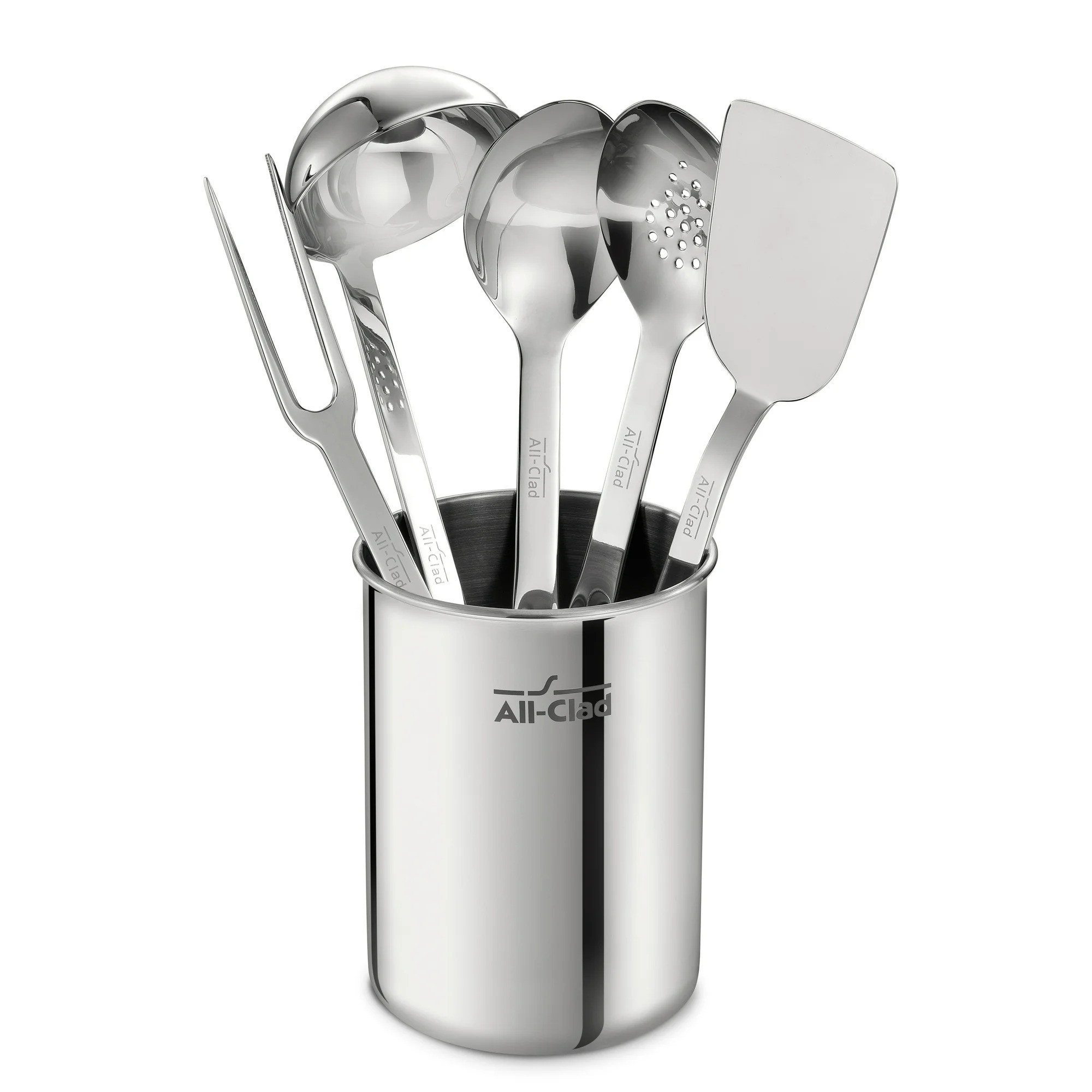 All-Clad Professional Stainless Steel Kitchen Tool Set, 6 piece