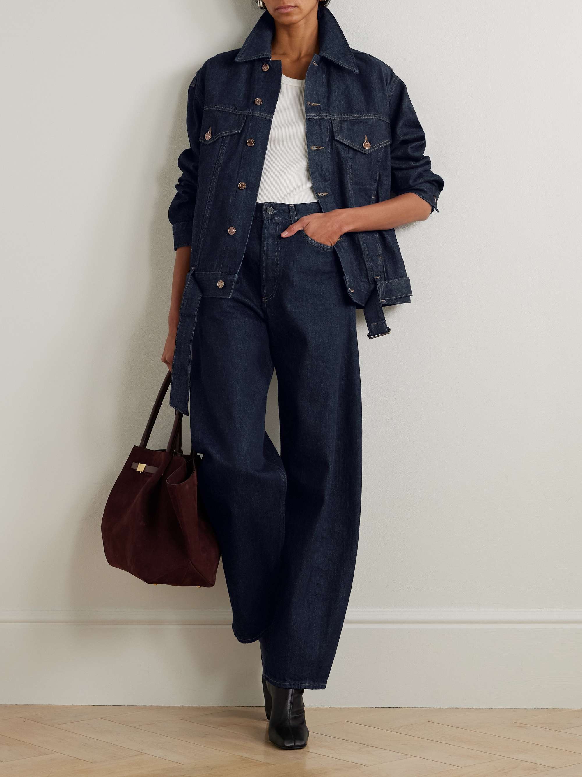Merritt Belted Denim Jacket