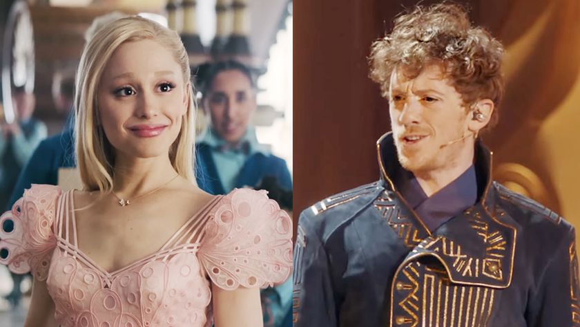Ariana Grande as Glinda the Good in Wicked (2024), Ethan Slater performing during NBC&#039;s Wicked: One Wonderful Night.