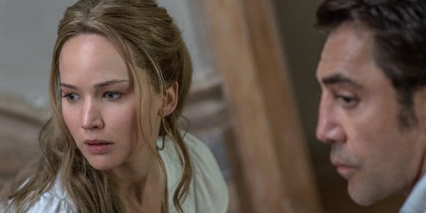 mother! movie javier bardem and jennifer lawrence