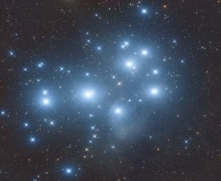 Pleiades Star Cluster by Brecher