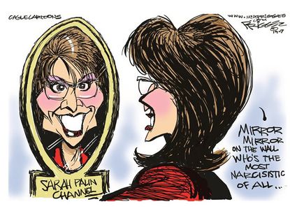 Political cartoon U.S. Sarah Palin