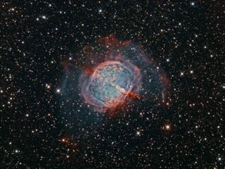 M27 Dumbbell Nebula Including Its Halo