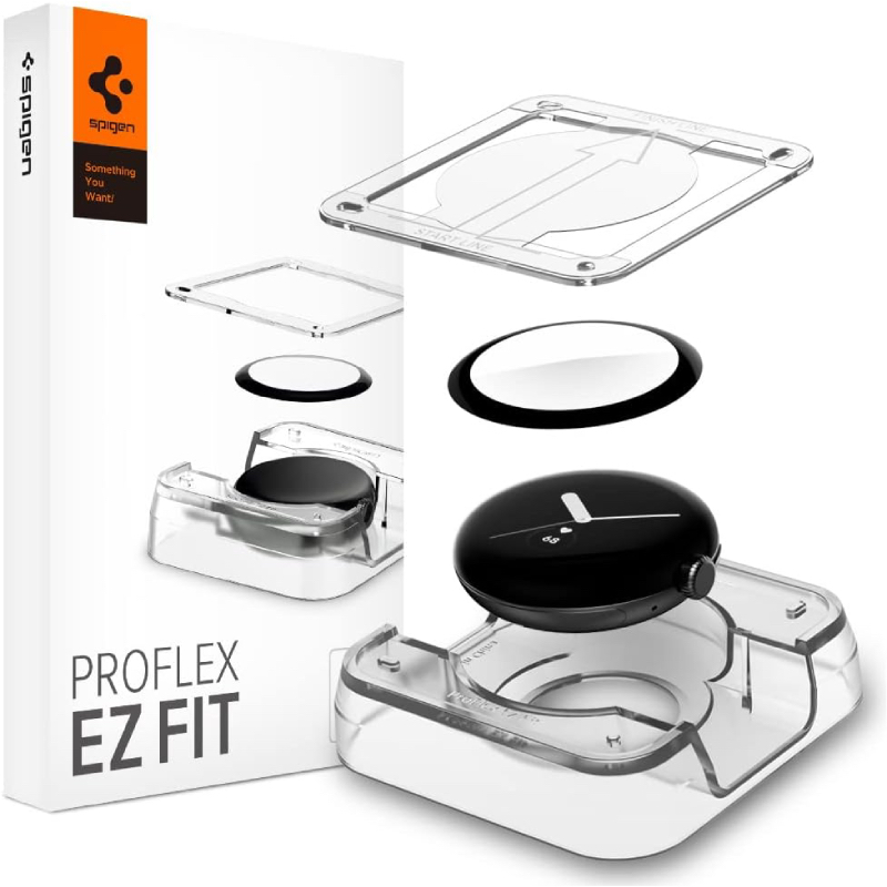 Spigen ProFlex EZ Fit Screen Protector for Google Pixel Watch 2 Pack