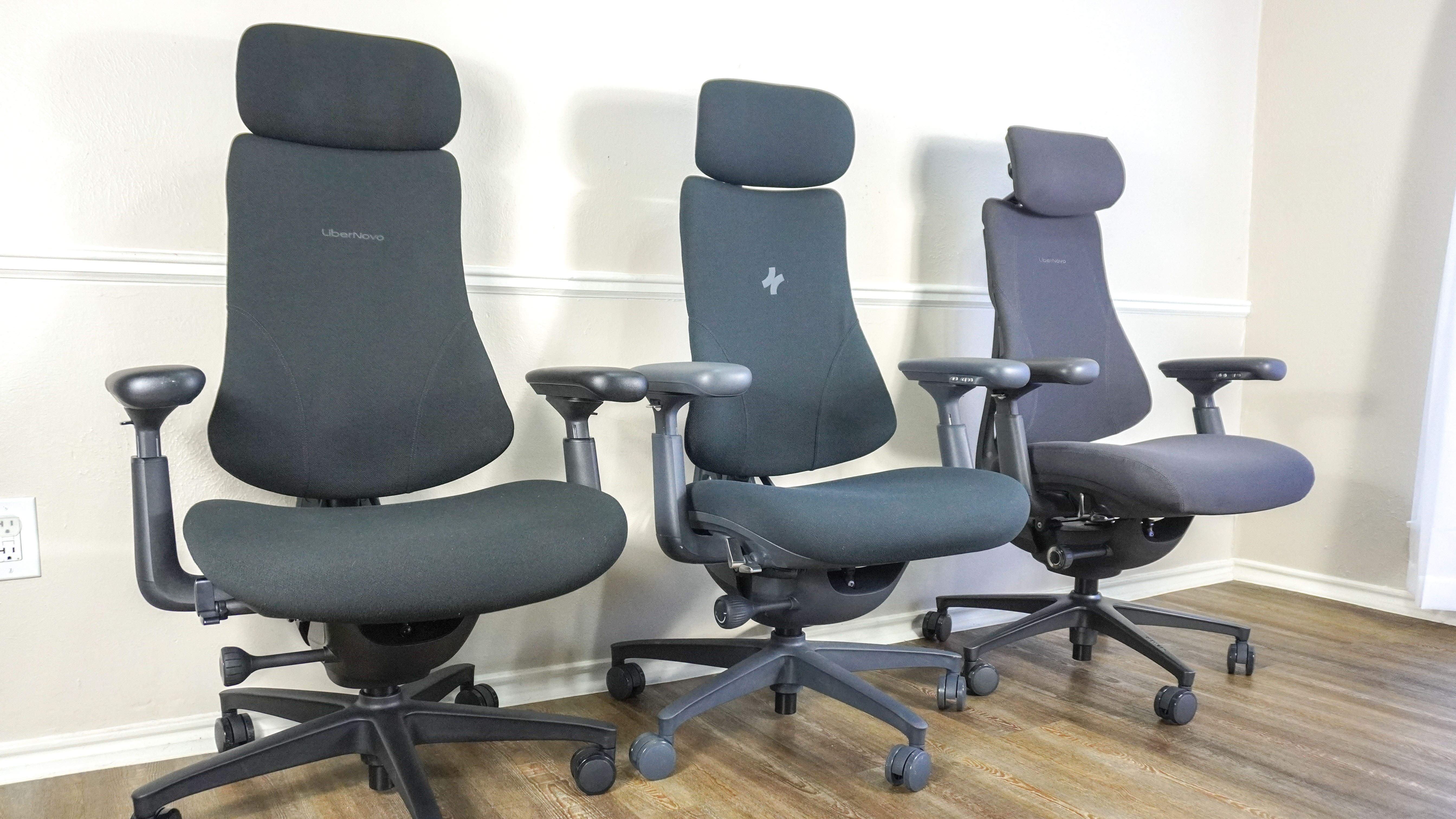 The LiberNovo Omni, Omni SE and Omni Pro side by side at an angle