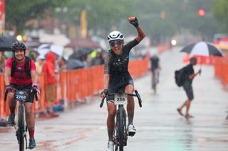 Life Time Grand Prix #2 - Pro Women Unbound 200 - Carolin Schiff takes solo victory at women's Unbound Gravel 200 