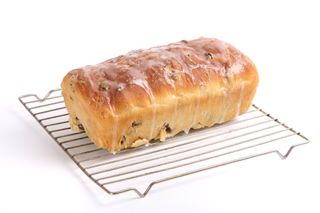 Cinnamon and raisin bread