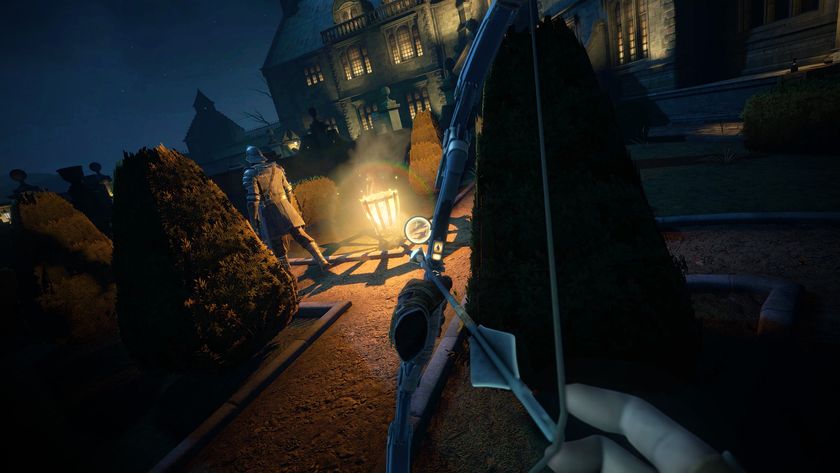 Using a water arrow to snuff out a fire in Thief VR: Legacy of Shadow