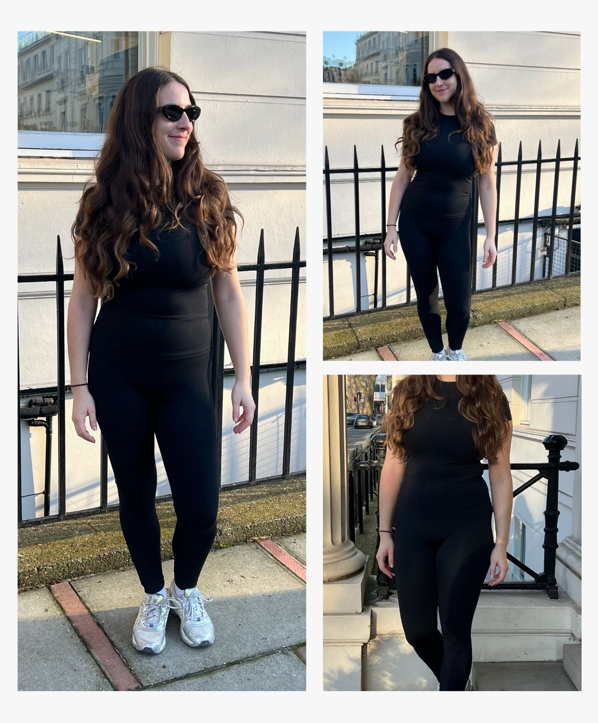 An image of Who What Wear UK's SEO Writer wearing Adanola's Ultimate Leggings and Ultimate Short Sleeve Top.