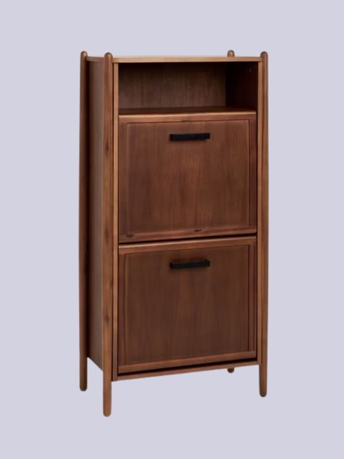 Mid Century Shoe Cabinet