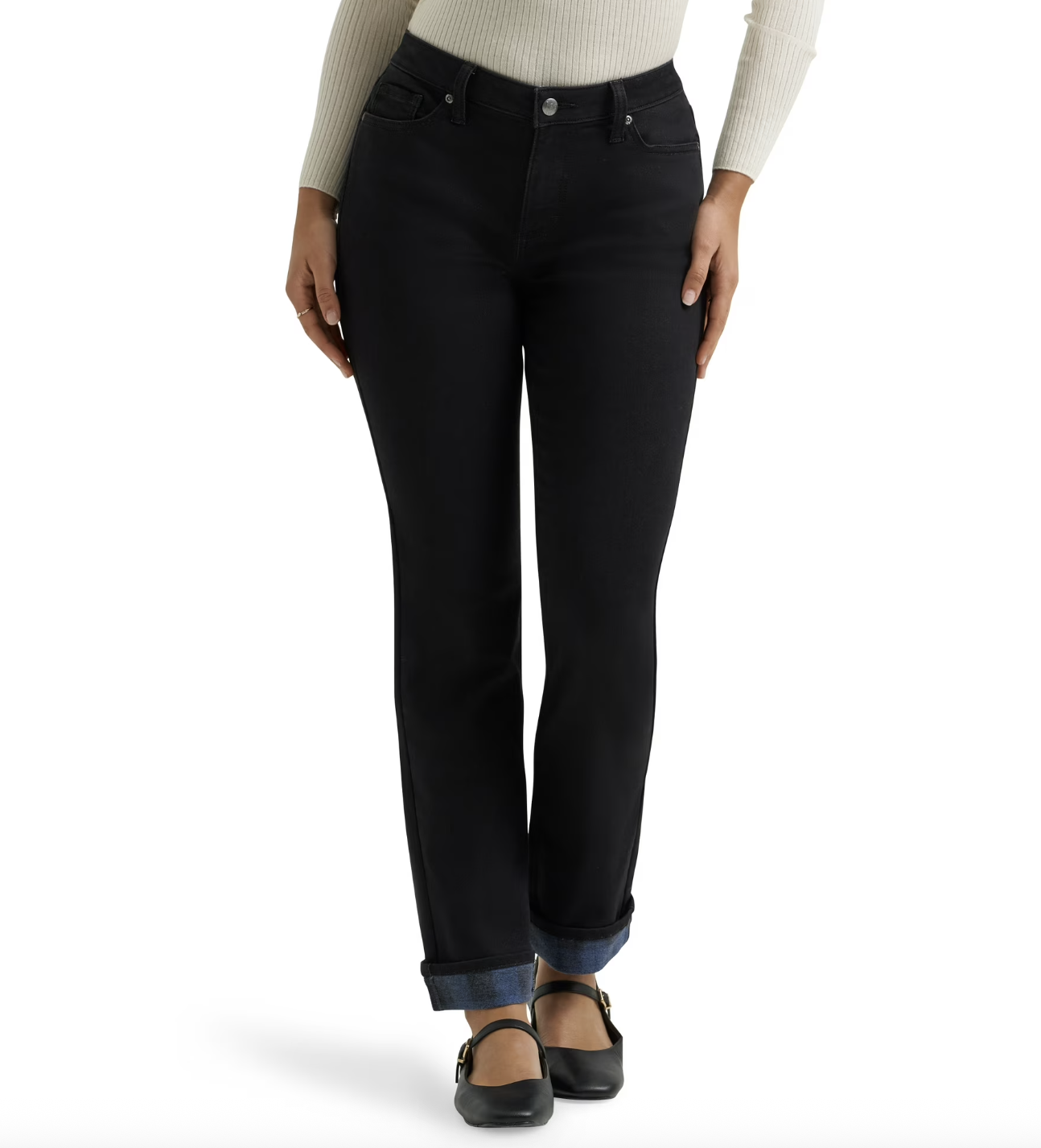 Lee, Lee® Women's Single Layer Warming Brushed Denim Jeans, Sizes 4-18