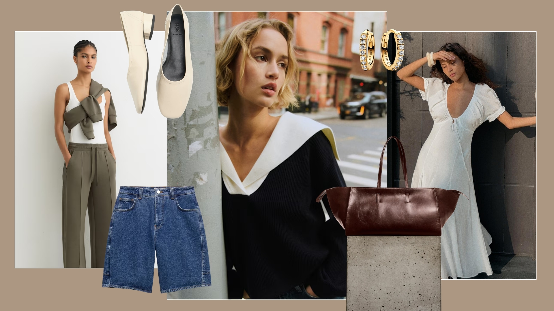 Looks and products from Reiss, Marks and Spencer, Hush, Sezane, COS, Pandora, and Zara for payday picks