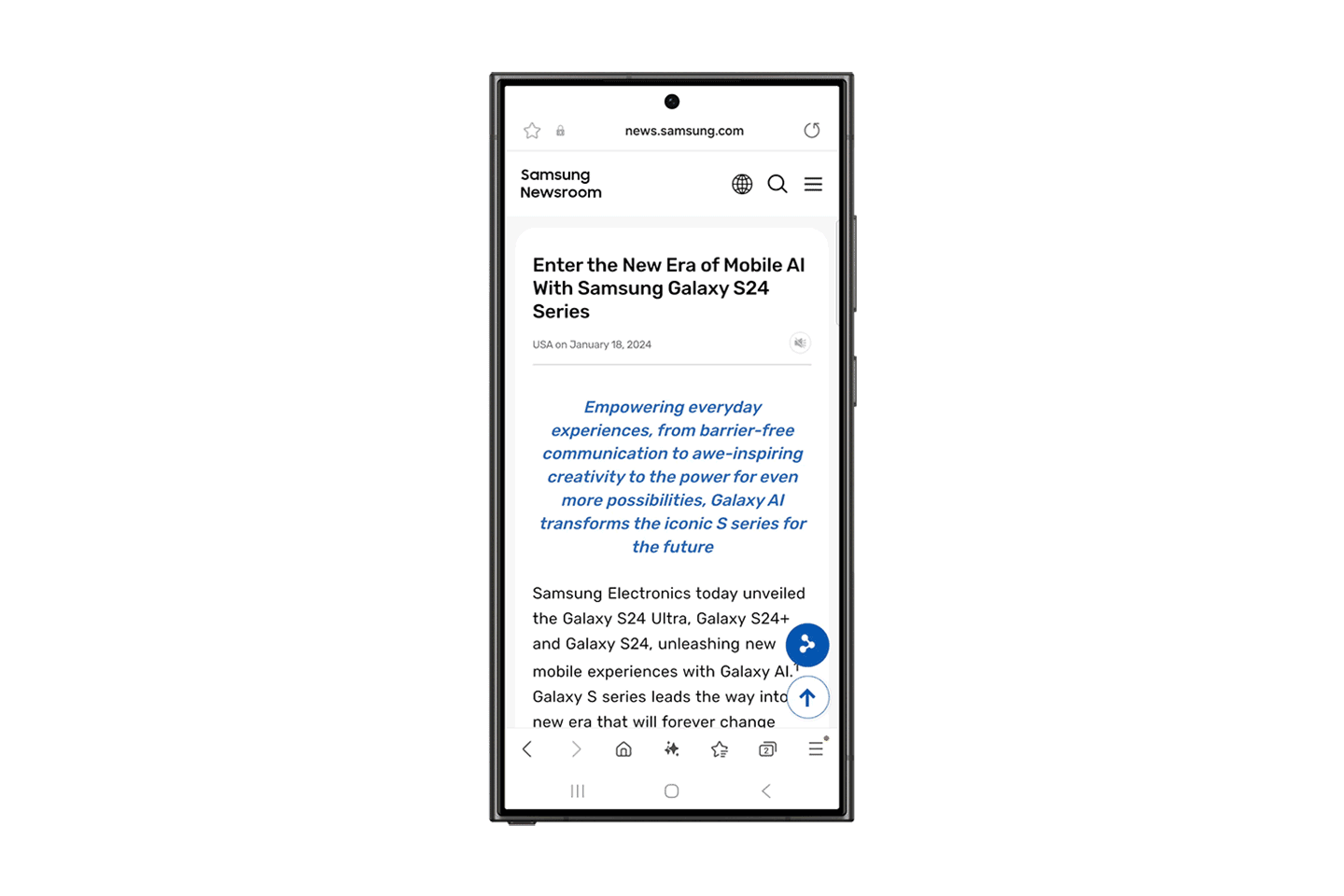 Samsung AI features for Samsung Galaxy S25