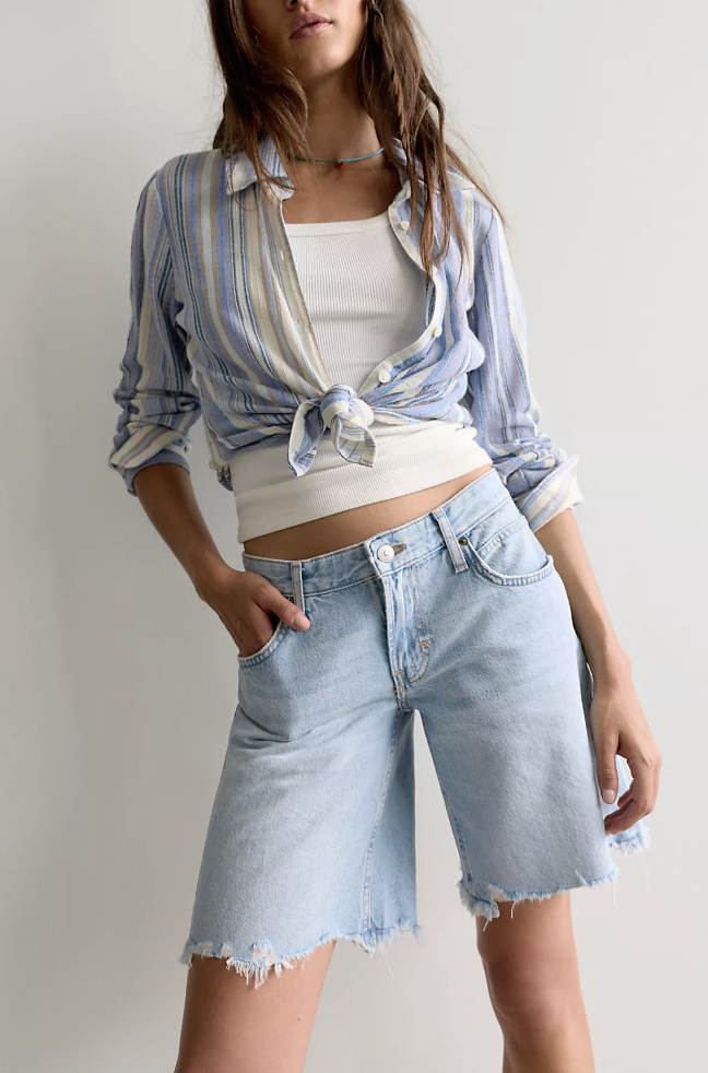Free People, Solana Low-Rise Shorts