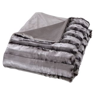 silver faux fur velvety fabric