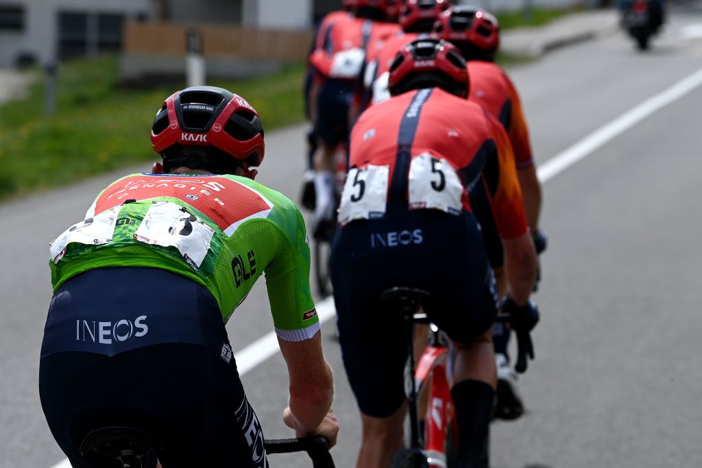 Tour of Alps 2023 stage 2, won by Tao Geoghegan Hart