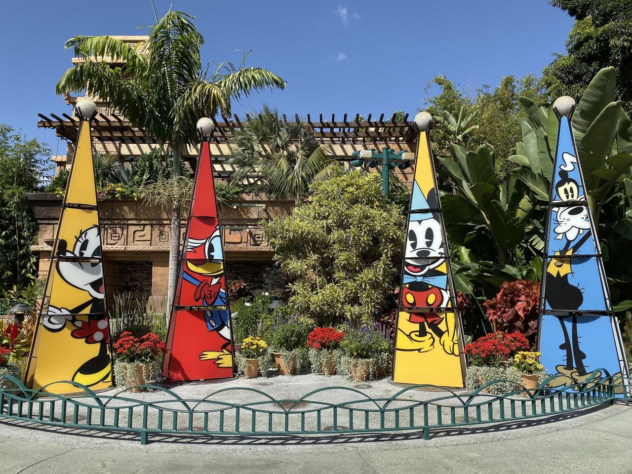 Mickey and friends celebrate in Downtown Disney