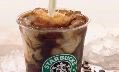 Initially, the super-sized 31-ounce Trenta cup will be used only for iced drinks.