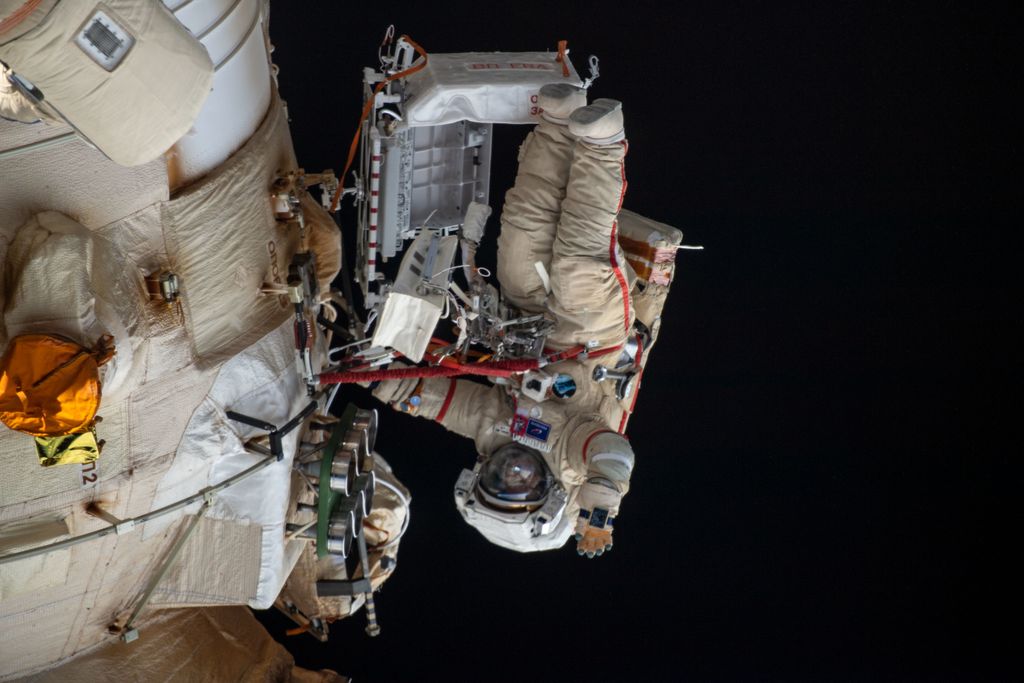 Watch Russian Cosmonauts Spacewalk Outside Space Station | Space