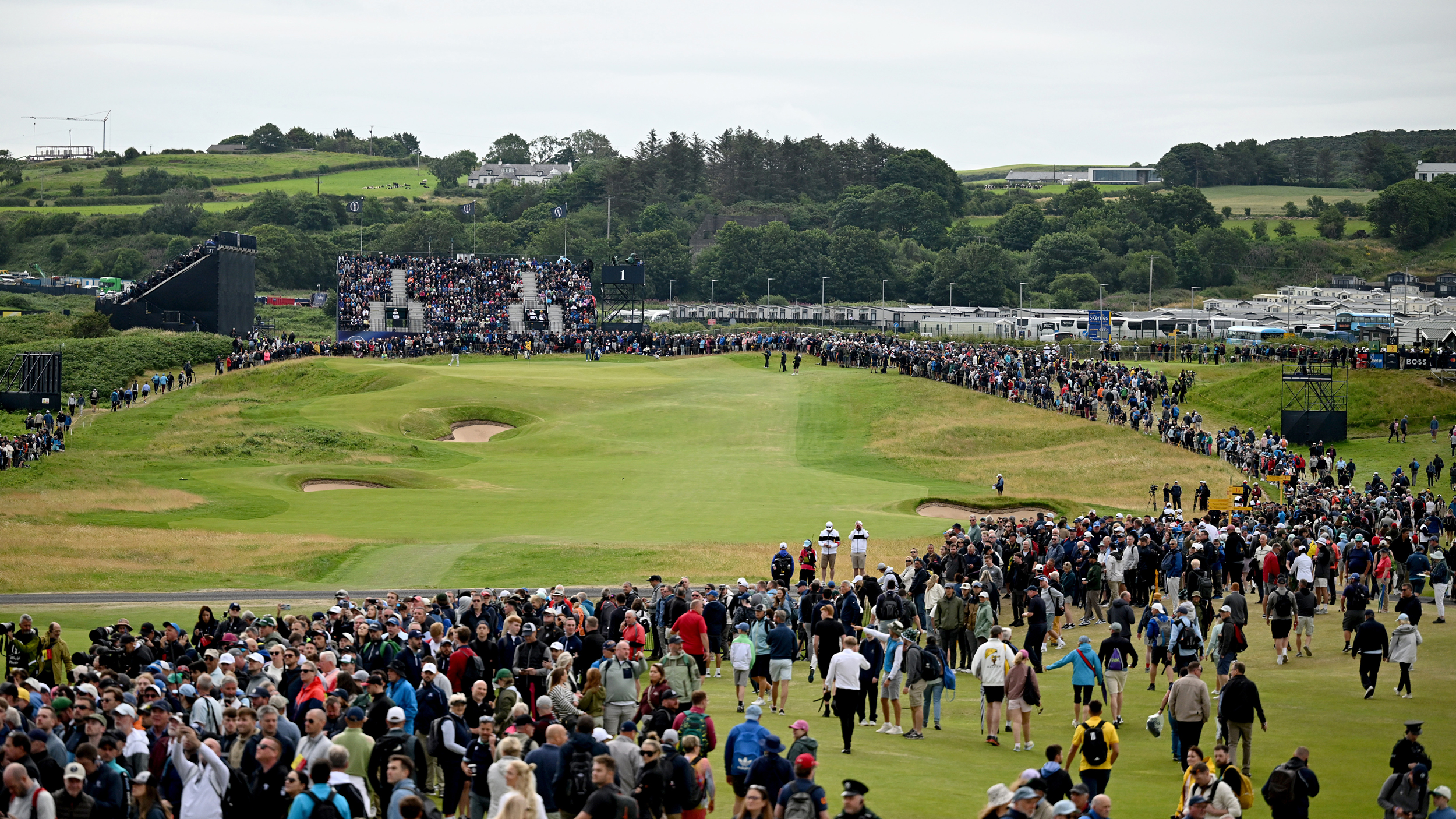 The 1st at Royal Portrush during the 2025 Open