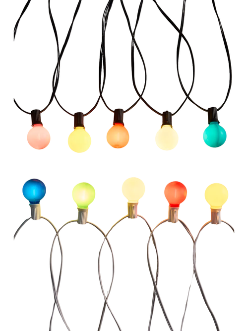 Stargazer Garden Lights, Set of 21 Bulbs, Yesteryear Shatterproof Edition