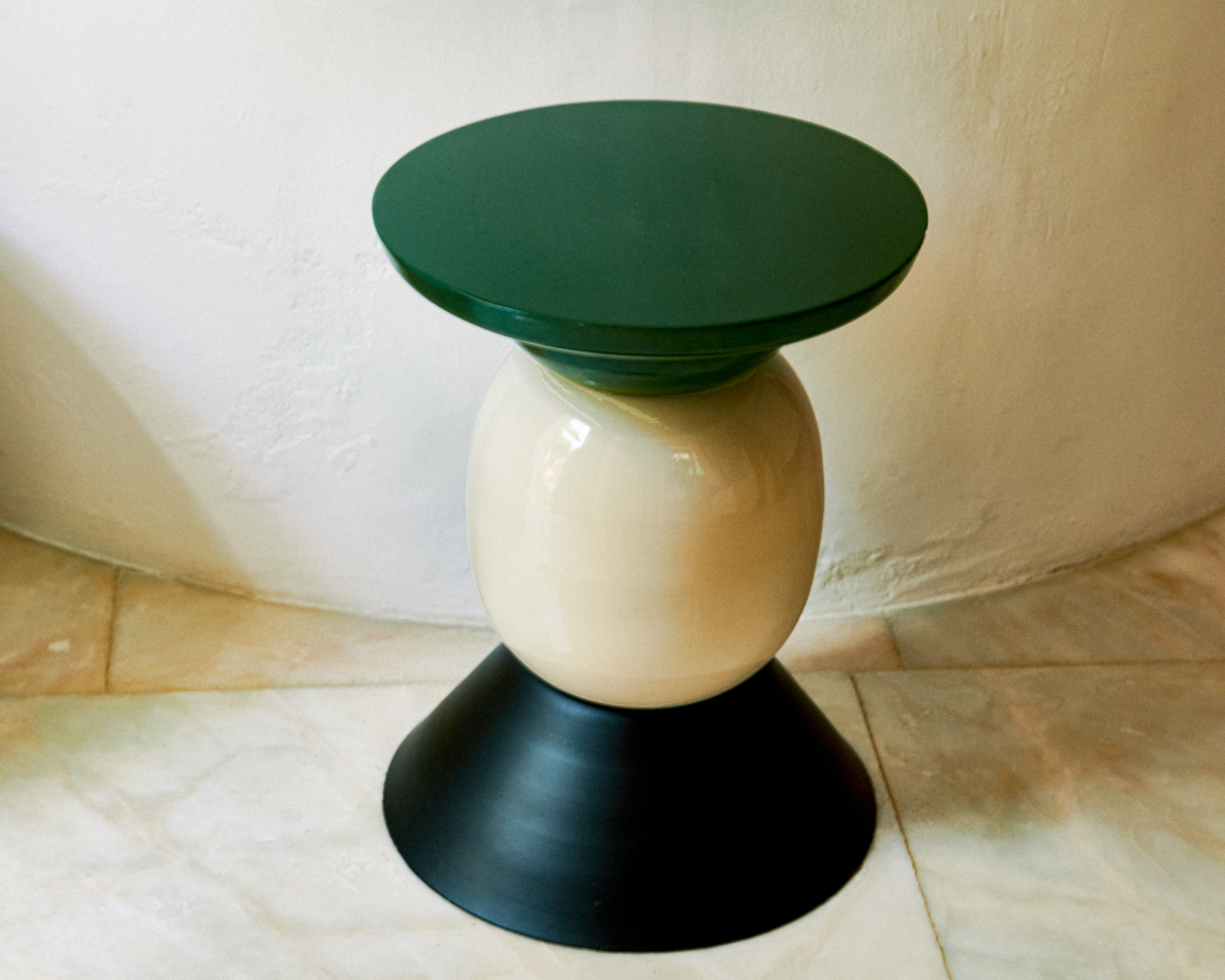 ceramic side table