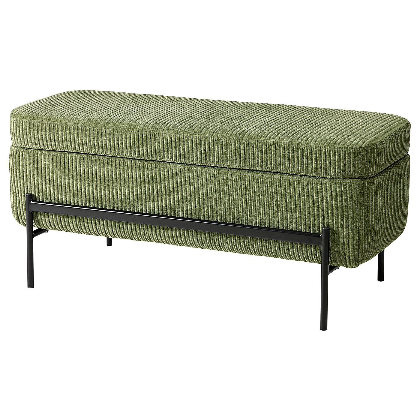 Valtorp Bench - With Storage/samsala Dark Yellow-Green 103 Cm
